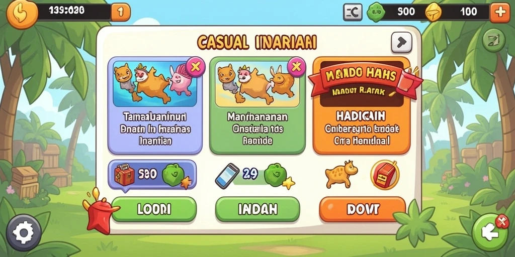 Tampilan antarmuka yang user-friendly dan menarik.