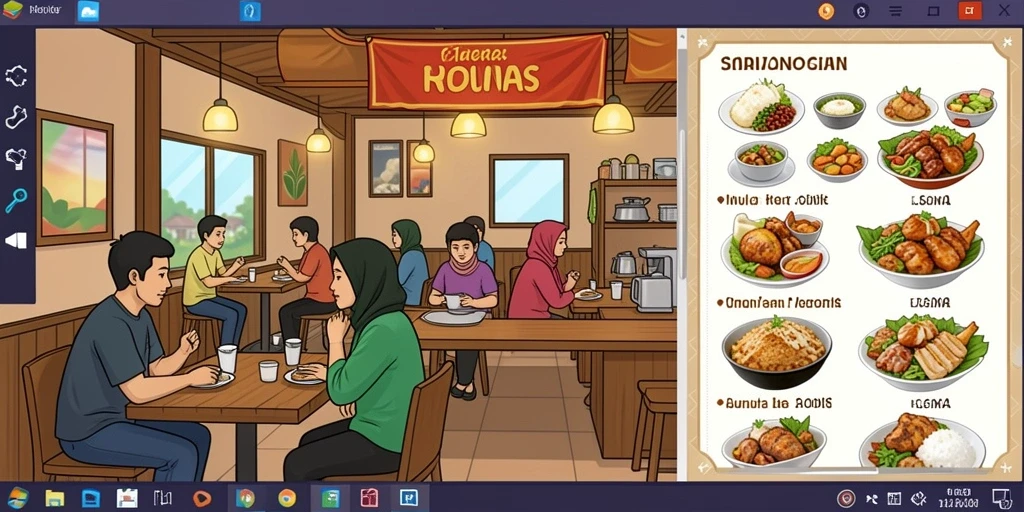 Tampilan antarmuka yang menarik dan modern.