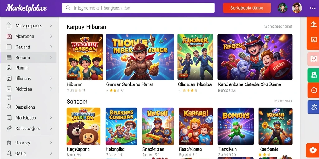Tampilan awal aplikasi yang menawan.