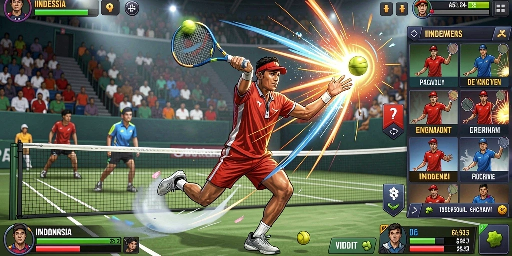 Tampilan permainan slot yang menarik dan berwarna.
