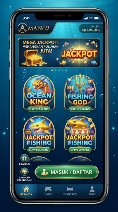 Cuplikan layar menu unduhan aman69 untuk perangkat Android